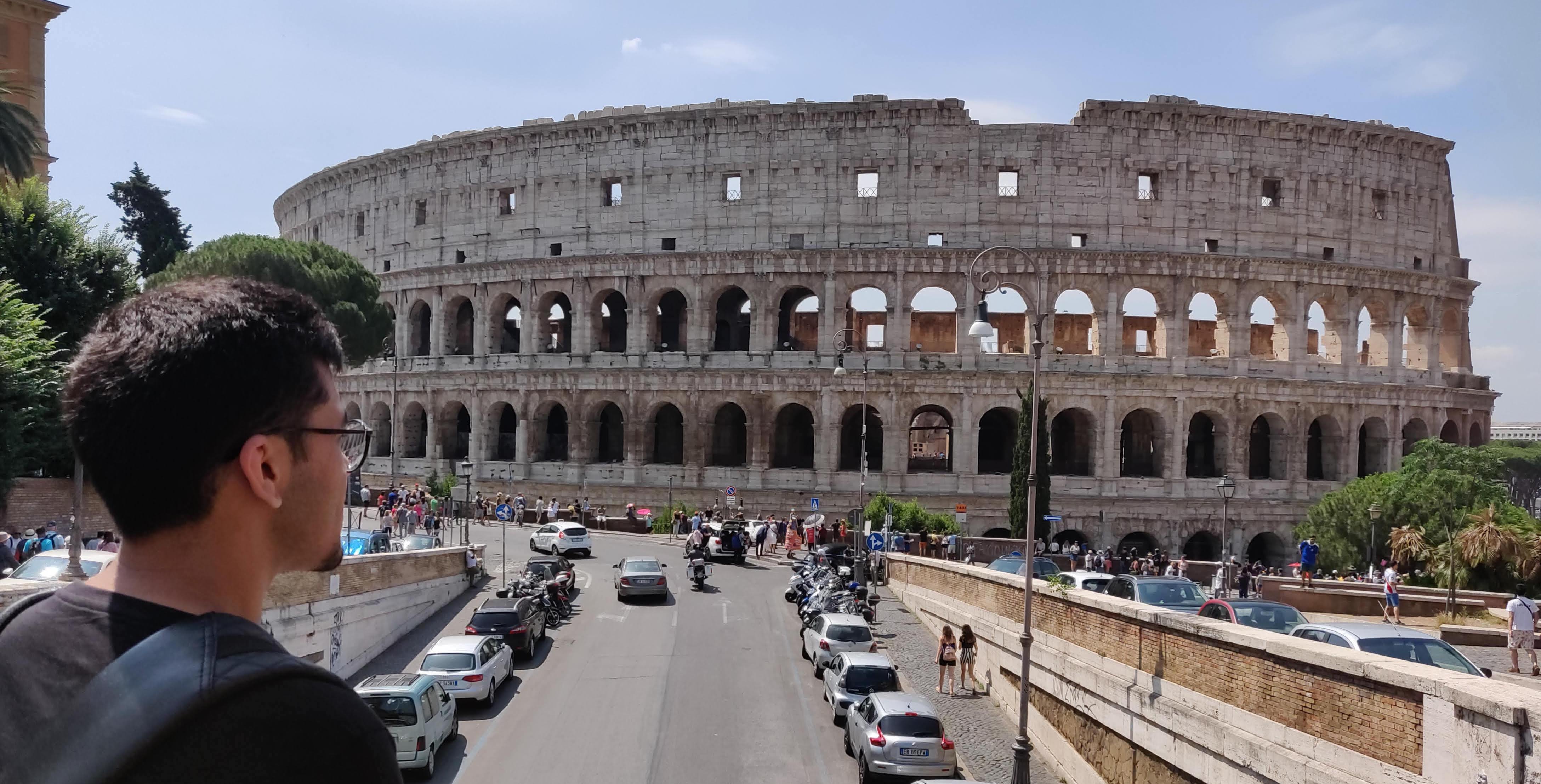 At the Roman Colosseum